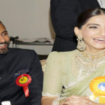 The first picture in the wedding couple of Sonam Kapoor