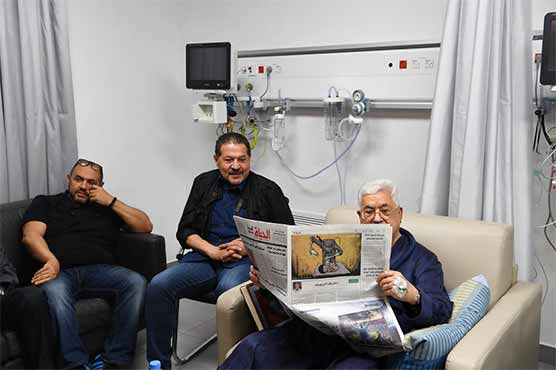 Palestinian President Mahmoud Abbas entered the hospital due to infection in the lung