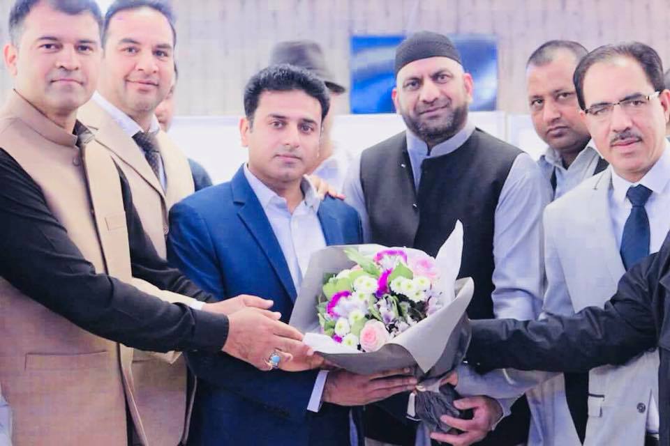 asghar, burhan, ibrar kayani, yasir qadeer, welcoming, asif chaudhry, malik ansar and afzal langah, to, Pakistan, tehreek e Insaf