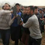 Americans and Israelis dance on Palestinian bodies
