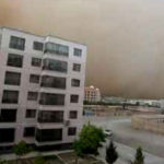 Sand storm amid in china; system life dharma