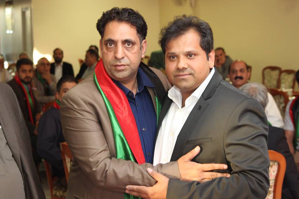 Haji, muzzamal, hussain, organized, an , dinner, in, honor, of  chaudhry, muhammad, razzaq, dhal, newly, elected, PRESIDENT, PPP, FRANCE