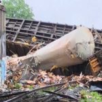 In Valencia, the freight car got down from the track, there was no harm