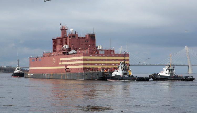Russia developed the world's first floating nuclear power station