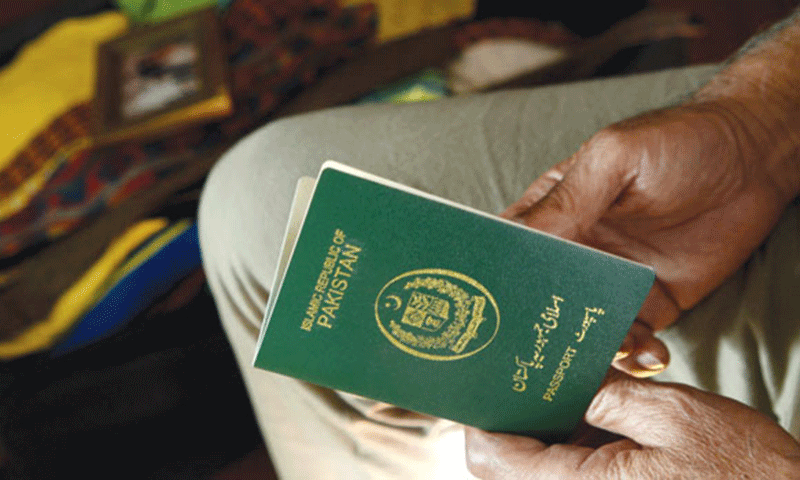 How many countries visa freight is possible on a Pakistani passport?