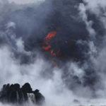 In the air, emissions begin to emerge from dangerous gases