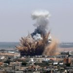 Israeli air strike bombed again on Gaza