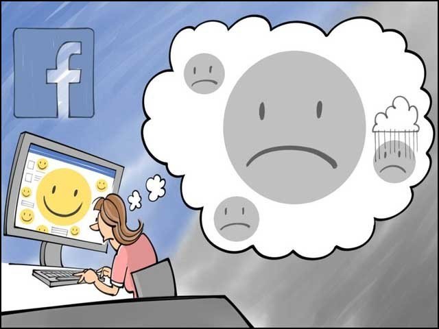 Depression is also Facebook