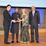 Mr. Jerome Gouadain, Secretary General of the Prix Versailles gave away the Award to Syed Fawad Hassain, the founder and principal architect of MSA during an impressive ceremony held at the UNESCO Headquarter in Paris on 15-05-2018. Ambassador of Pakistan to France Moin ul Haque was present in the Versailles Award ceremony.