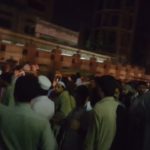 Fireworks in the clothes shop situated in Sadiqabad
