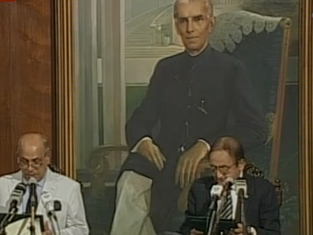 Care taker chief minister Punjab Hassan Askari took oath