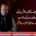 Rejects Nawaz Sharif petition decision on all three references simultaneously