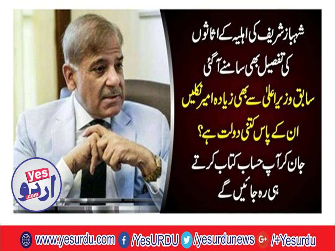 Shahbaz Sharif's assets of two wives also came in front, Nusrat Shahbaz was more rich than husband