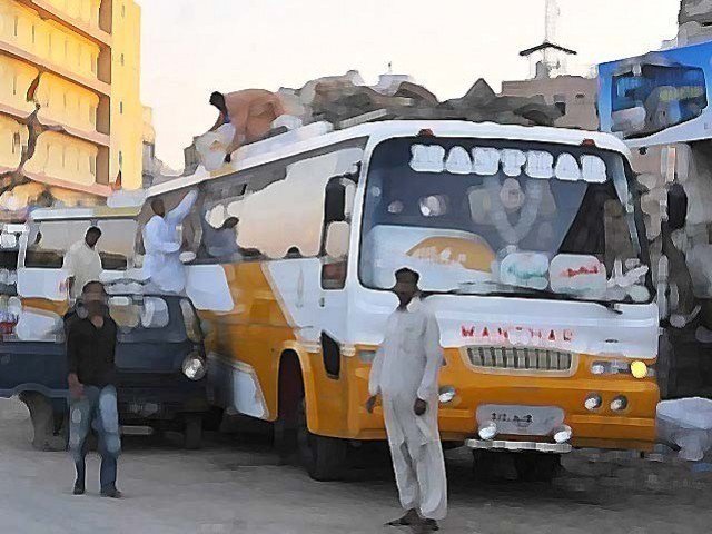 Action against rental buses buses