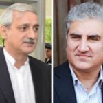 Shah Mehmood Qureshi and Jahangir Tareen put a word on each other
