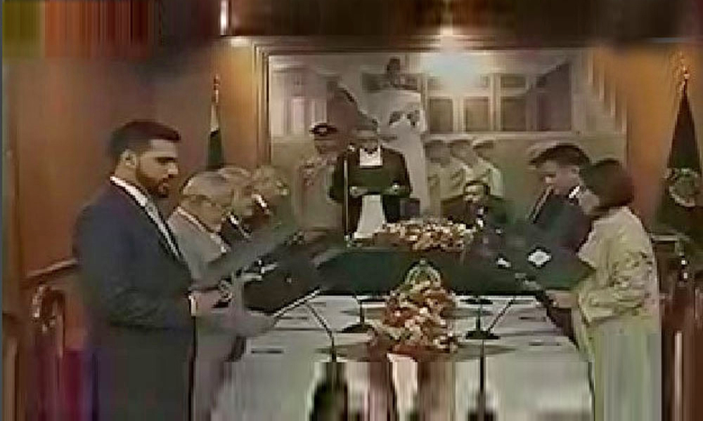 Sindh's 7-member caretaker cabinet took oath