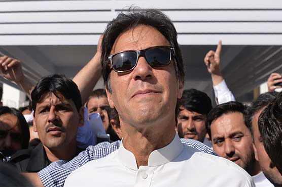 Imran Khan discusses election against NA-243 Karachi