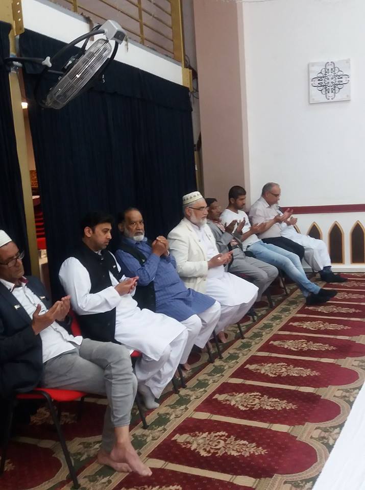 MINHAJ UL QURAN, INTERNATIONAL, CENTRE, FRANCE, ARRANGED, PRAYER, CEREMONY, FOR, MARTYRED, OF, MODEL TOWN, LAHORE