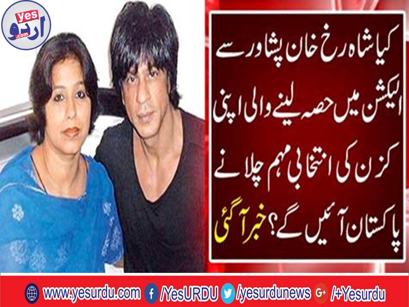 Will Shahrukh Khan come to Pakistan to participate in elections campaign of cousin from Peshawar?