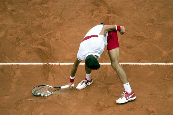 French Open: Nikki Jokov broke the racket after fatigue