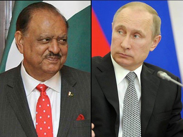 Russian President Putin's Prime Minister expressed desire to meet Mamnoon Hussain