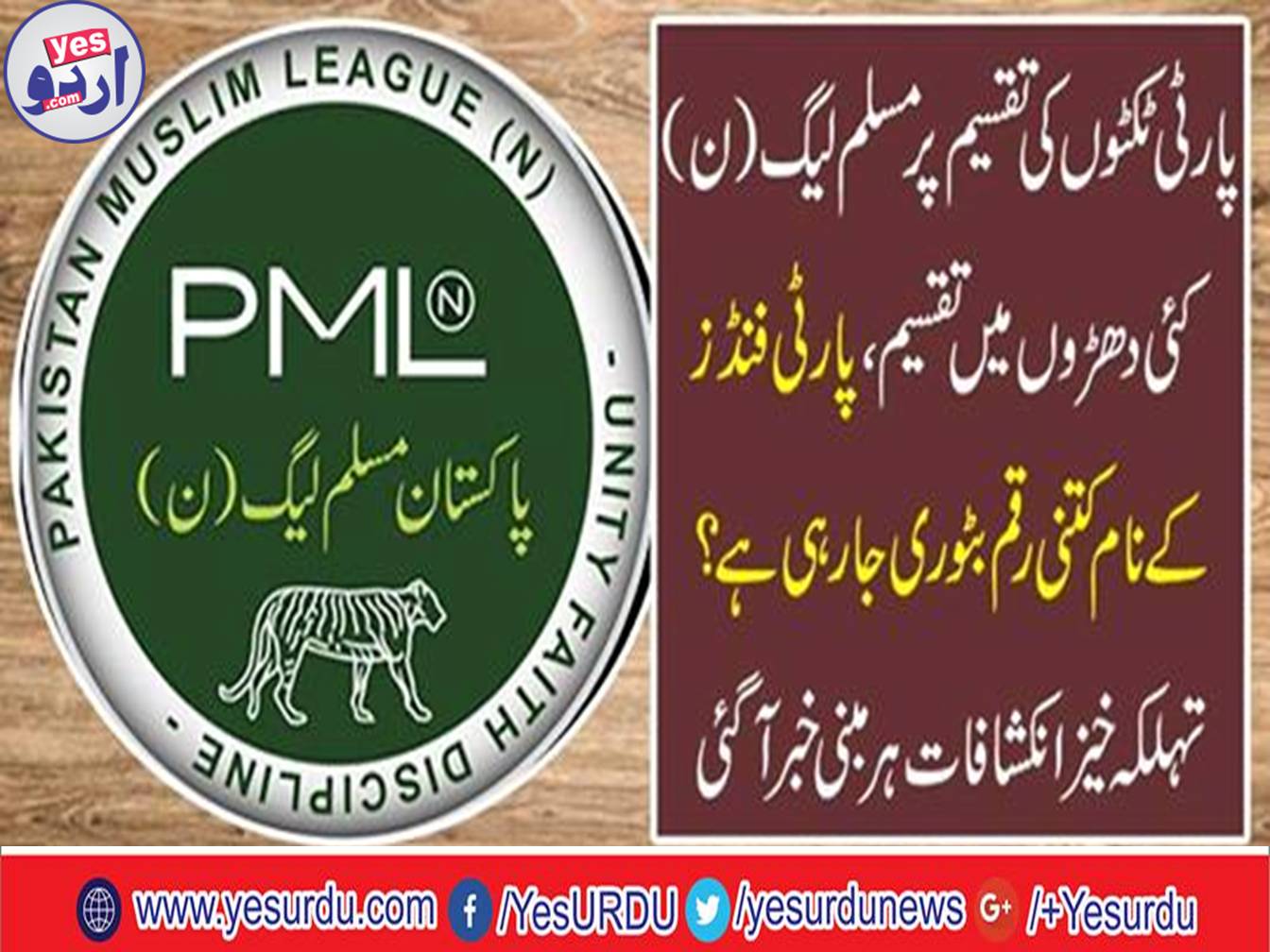 PML N divided into several factions on party ticket distribution