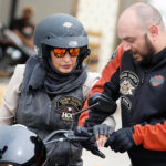 The trend of running a motorcycle in Saudi women, the perception of permission