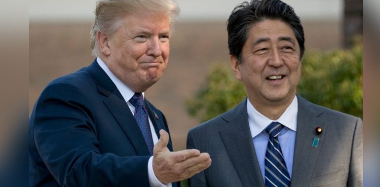 The Donald Trump will meet Japanese Prime Minister today