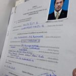 Submitting the papers of Tehreek-e-Insaf Chairman Imran Khan in NA-53