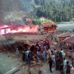 Fire caught at rest house and 45 shops at Neelum Valley