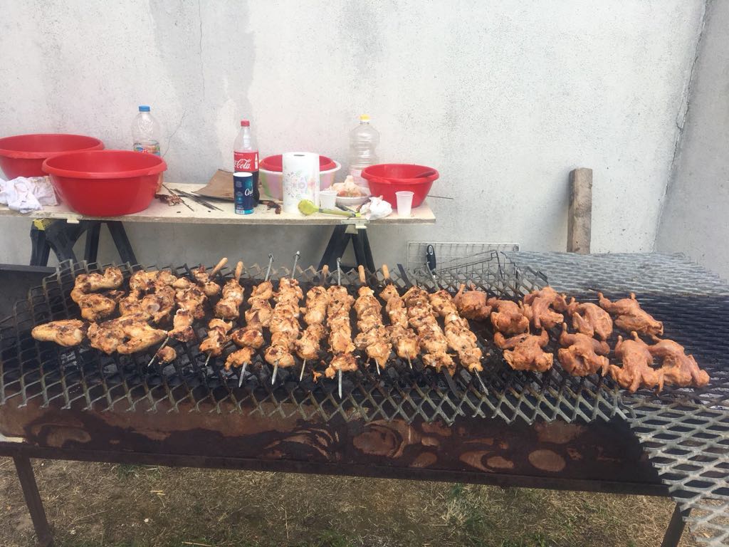 SETH ASLAM, ARRANGED, BAR BQ , PARTY, IN, FAVOR, OF, COUSIN, ASGHAR KHAN, ON, ELECTING, PRESIDENT, PMLN, YOUTH WING, FRANCE, 