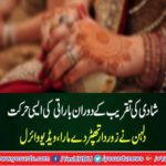 The bride beaten up on the move of Barati in India, video viral