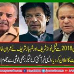 Nawaz Sharif and Shahbaz Sharif announced Imran Khan's support before election 2018