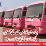 Pink buses for women in Peshawar start to fail