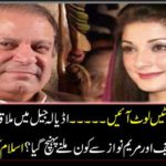 Smiles on face face ...... Who met Sharif and Mary Nawaz Sharif when he got permission to attend the Adela jail? News from Islamabad