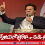 Tehreek-e-Insaf declared the election manifesto