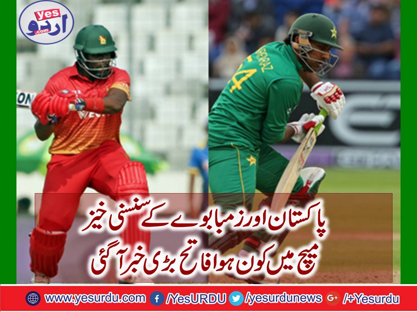 Triangel T20 Series: Pakistan beat Zimbabwe by 7 wickets