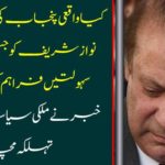 Is it really the key personality of Punjab Nawaz Sharif to provide facilities to the jail? The news said in national politics