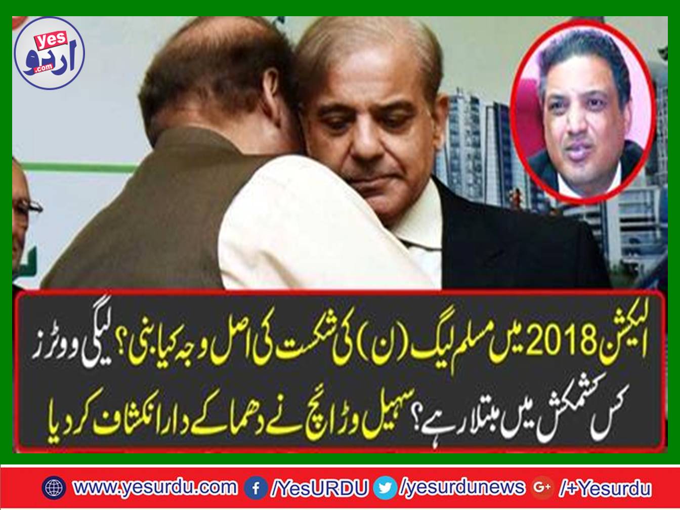 What are the main reasons for the defeat of the Muslim League (N)?