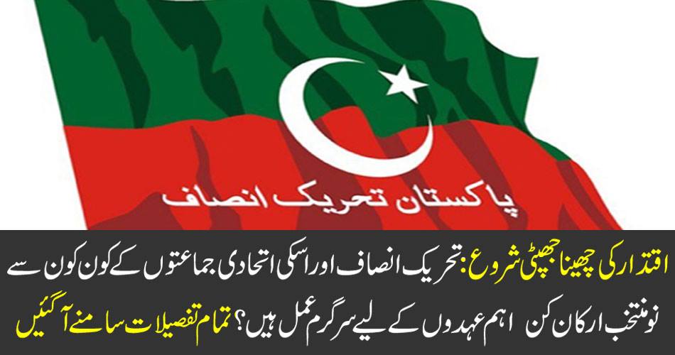 Strengthening the BJP: Which of the selected members of the Tehreek-e-Insaf and its allied parties are active for the main positions? All details have come