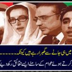 These are afraid of going to their own area because ... the main political leader, while keeping the PPP and the public, put such facts in front of the people that they were stunned.
