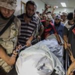 A Palestinian martyr in Israeli air strike attack