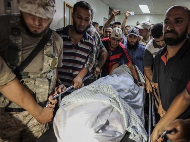 اسرائیل کے فضائی حملے میں ایک فلسطینی شہید