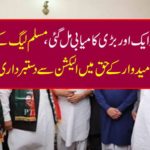 Tehreek-e-Insaf got another big success, prominent politician of PML-N announced announcement of election for PTI candidate