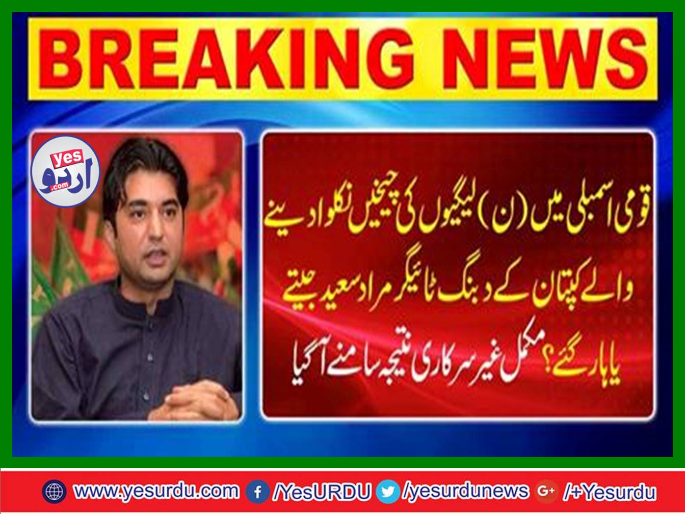 Captain's dabangg tiger Murad Saeed won or lost?