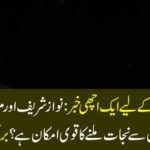 A good news for the league: How long is Nawaz Sharif and Mary Nawaz strong enough to get rid of Adela prison? Breaking news