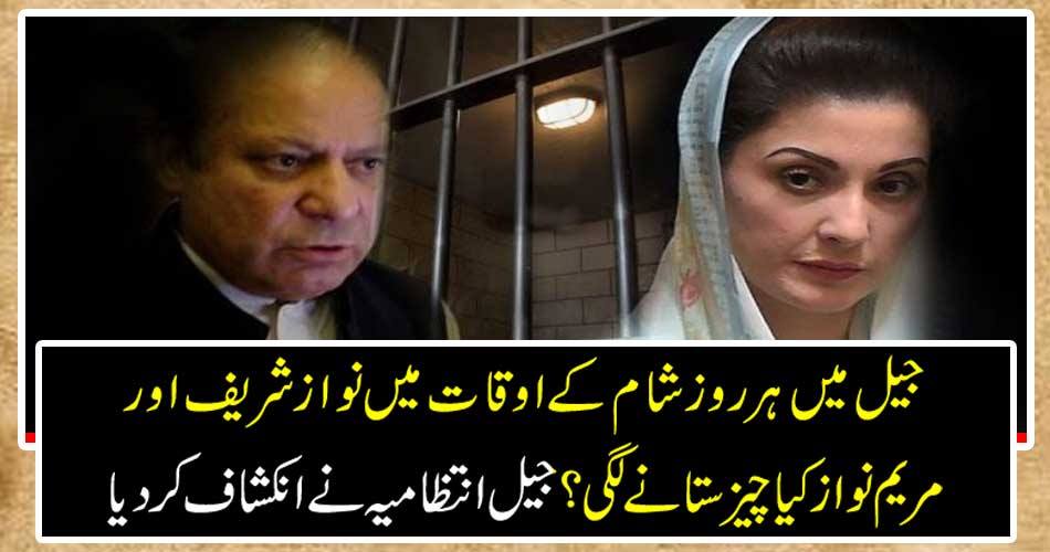 What happened Nawaz Sharif and Maryam every morning in the evening in jail? The jail administration revealed