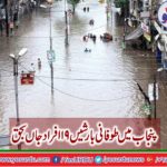 Due to stormy rains in Punjab 19 killed in different accidents