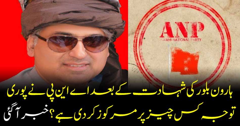 After the death of Aaron Blur, what is the ANP focused on? Got it