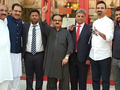 jashan, at, Paris, for, victory, of, Imran Khan, abrar kayani, safdar hashmi, iqbal tahir, and, afzan nawaz, participated